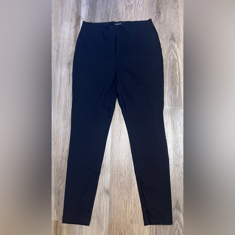 Women's Rachel Zoe Elastic Waist Skinny Slacks in Black